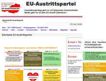 Tablet Screenshot of euaustrittspartei.at